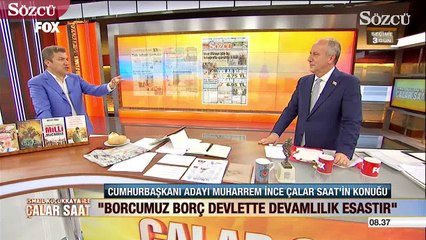 İnce: "Erdoğan'ın ruh hali yerinde değil"