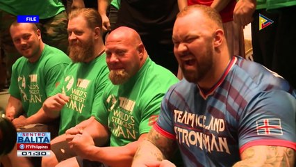 Kontrata ng World's Strongest Man competition, sinuri ng COA