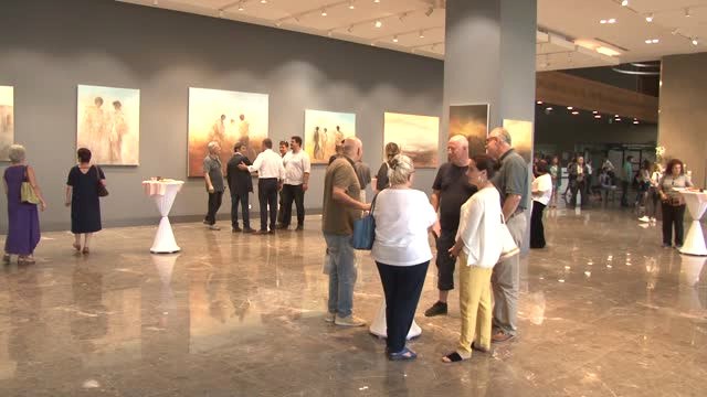 Ressam Nejdet Vergili'nin Eserleri Sanatseverlerle Buluştu