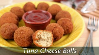 Tuna Cheese Balls - How to Make Cheesy Tuna Balls