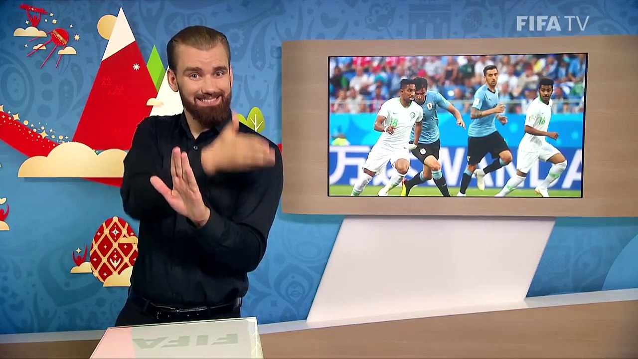 FIFA WC 2018 - URU vs. KSA – for Deaf and Hard of Hearing - International Sign
