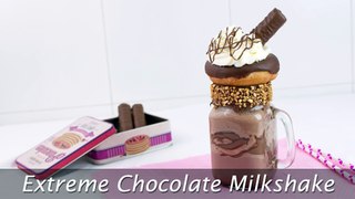 Extreme Chocolate Milkshake - How to Make a Chocolate FreakShake