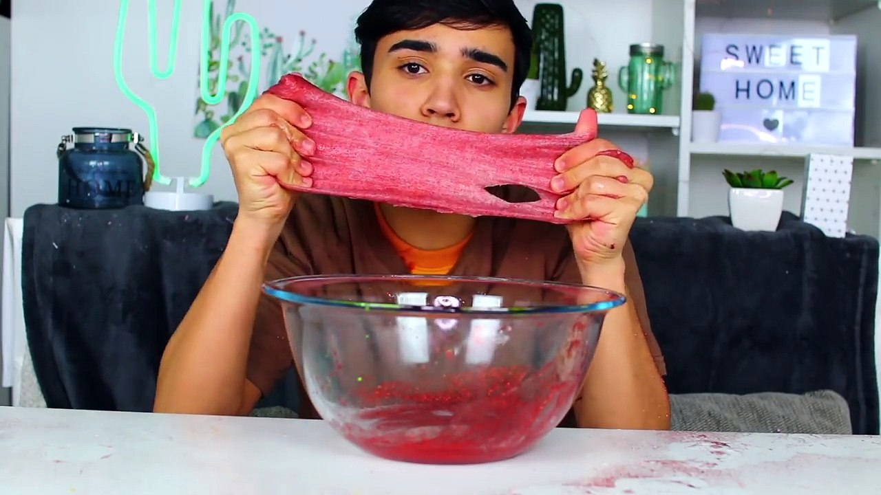 SLIME SAINT VALENTIN AVEC DES BALLONS -!! JustJonathan