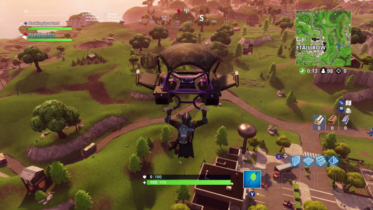 "Search between a bear, crater, and a refrigerator shipment" Fortnite Week 8 Battlestar Location Guide