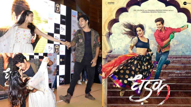 Jhanvi Kapoor & Ishaan Khattar's Romantic DANCE on Dhadak tittle track during promotions। FilmiBeat