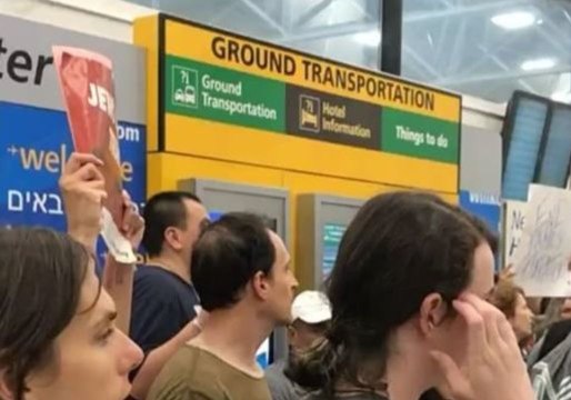 Crowd Protests Border Separations as Migrant Children Arrive at La Guardia Airport