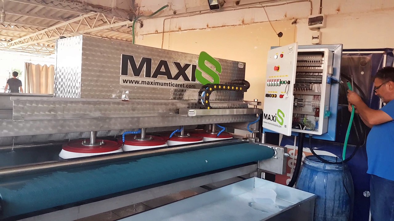 tam otomatik halı yıkama makinası,halı sıkma makinası maxis