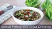Special Vinaigrette Salad Dressing - Easy Vinaigrette with Onion, Bell Pepper & Egg White