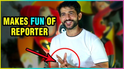 Hiten Tejwani Makes Fun of Reporter On Asking About Hina Khan