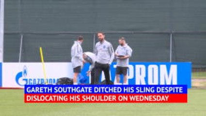 Southgate ditches sling for training