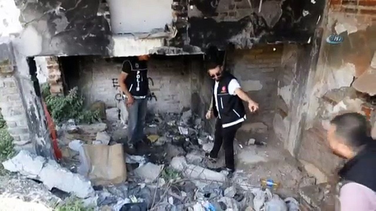 Adana'da Bin Polisle Metruk Binalarda Torbacı Avı