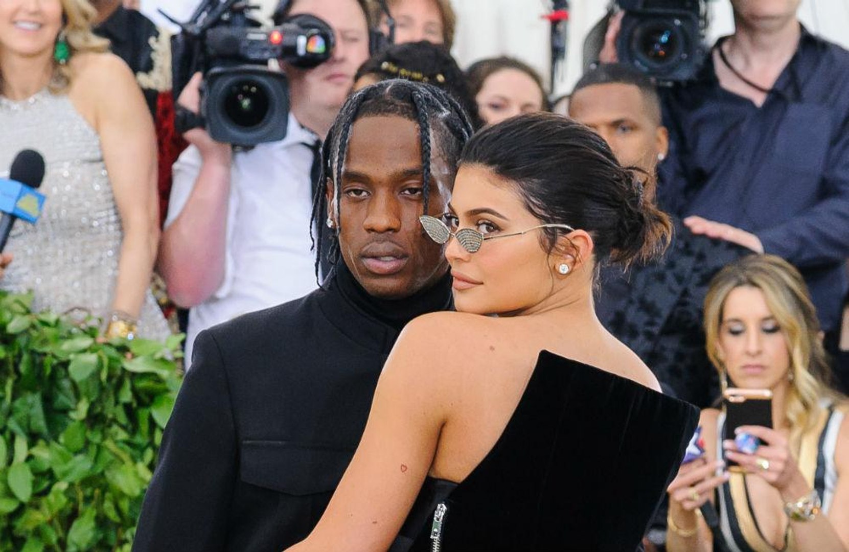 ⁣Kylie Jenner and Travis Scott take Stormi to France