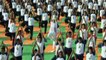 Indian PM Narendra Modi takes part in International Yoga Day