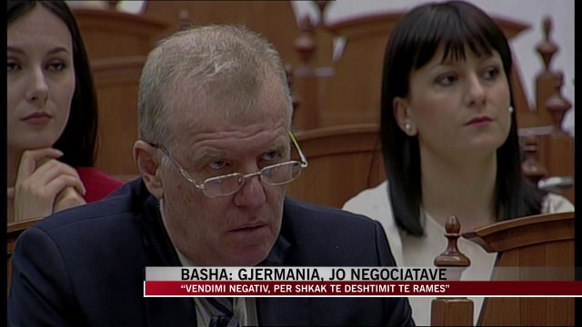 Basha: Gjermania është kundër çeljes se negociatave - News, Lajme - Vizion Plus