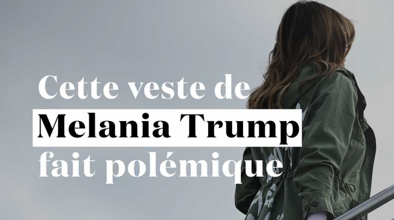 Enfants séparés : la veste polémique de Melania Trump, qui "s'en fout complètement"