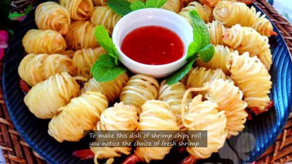 Cuối tuần đổi gió với khoai tây cuộn tôm ngon khó cưỡng