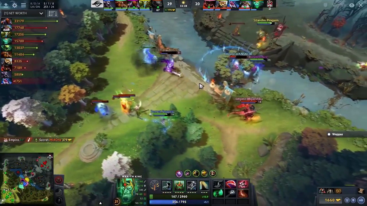 SECRET vs EMPIRE - New 7.07b Patch - DreamLeague 8 Major DOTA 2