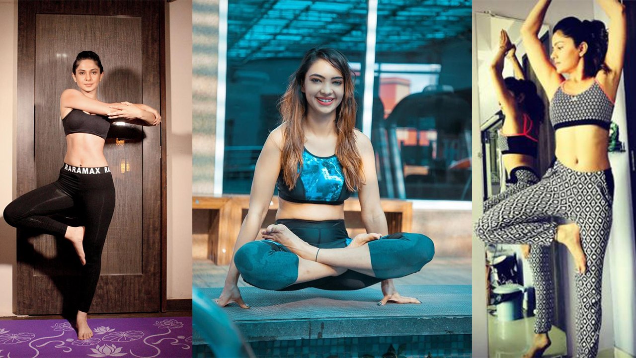 Divyanka Tripathi, Mouni Roy & other TV Actresses share their Yoga videos on Yoga Day | FilmiBeat