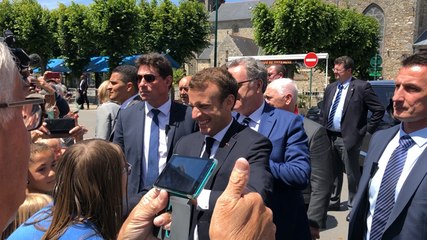 Arrivée d’Emmanuel Macron