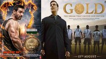 John Abraham's Look from Satyamev Jayate REVEALED, will CLASH with Akshay Kumar's Gold । FilmiBeat