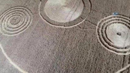 Rusya'da Tarlada Oluşan Şekiller Uzaylı İddiasını Gündeme Getirdi