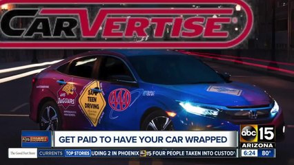 Make money by driving around with your car wrapped