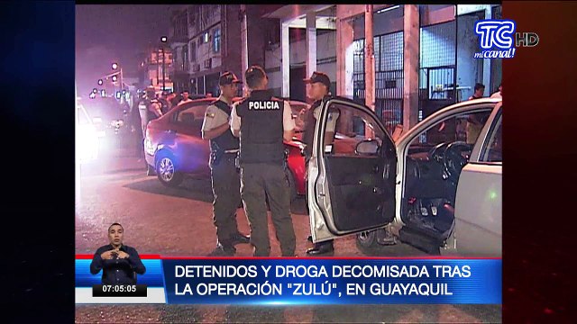 Cuatro detenidos y más de 200 bloques de droga decomisada en Guayaquil