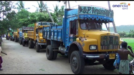 மணல் மாபியாக்களை மடக்கி பிடித்த அதிகாரிகள்