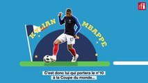 Kylian Mbappé, le numéro 10 qui vaut 180 millions d'euros #France #CM2018 #foot