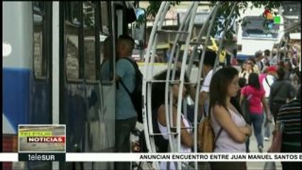 Venezuela: transporte en Caracas, afectado por guerra económica