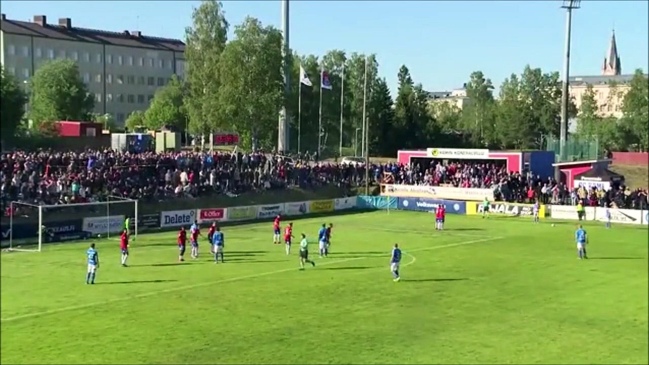 0-1  Filip Ivanovski Goal Finland  Veikkausliiga - 21.06.2018 PS Kemi 0-1 RoPS Rovaniemi
