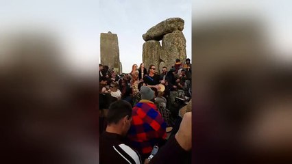 Hundreds gather to bang drums at Stonehenge for Summer Solstice