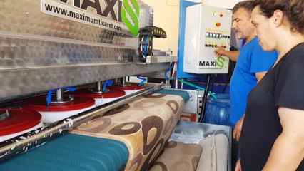 tam otomatik halı yıkama makinası,halı sıkma makinası maxis