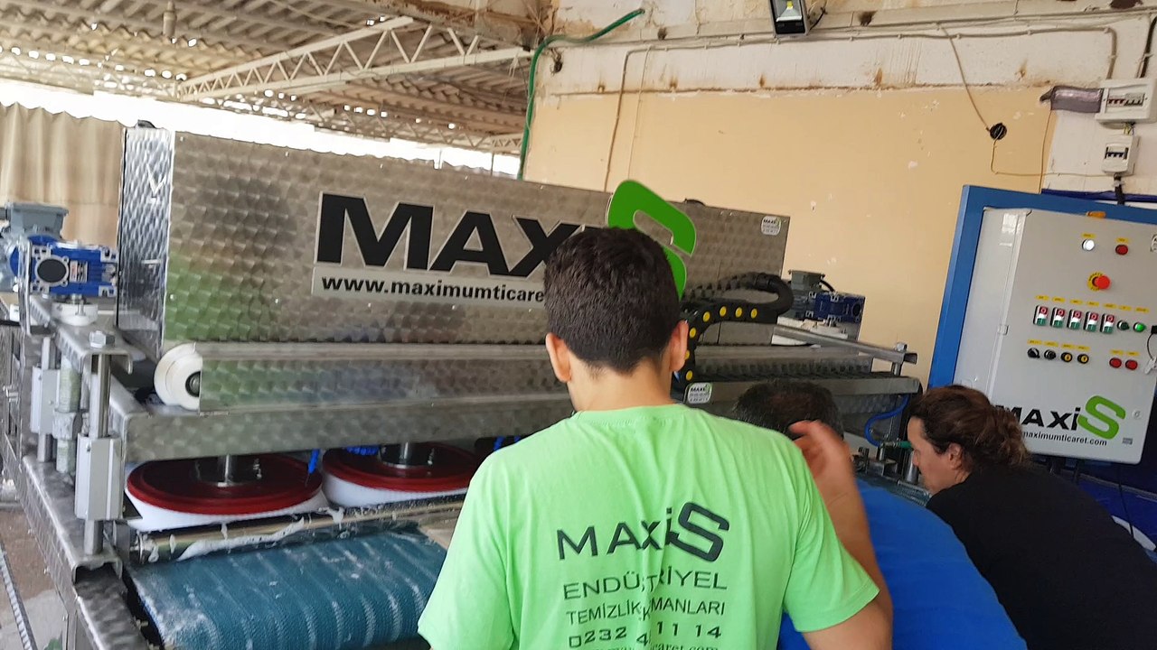 tam otomatik halı yıkama makinası,halı sıkma makinası maxis