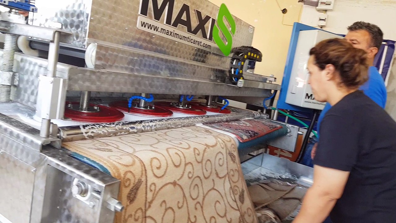 tam otomatik halı yıkama makinası,halı sıkma makinası maxis