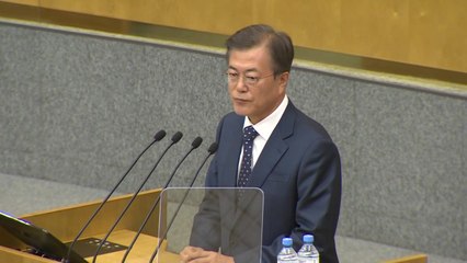 문 대통령 "한반도 평화로 남·북·러 3각 협력 확대" / YTN