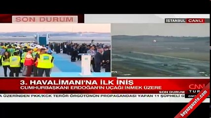 Tarihi an! 3.Havalimanına ilk iniş