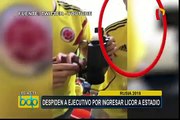 Línea aérea despide a ejecutivo colombiano que ingresó licor en estadio de Rusia