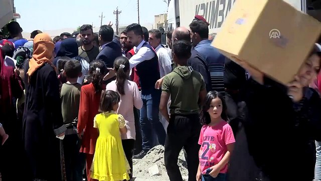 Türk Kızılayı ve AFAD'dan Telaferli Türkmenlere insani yardım (1) - MUSUL