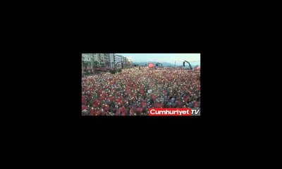 İzmir'de yüzbinler 'Muharrem İnce' dedi