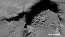 Rosetta's last images of Comet 67P before crashing