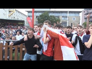 Fans React To England Conceding A Penalty Against Tunisia - Russia 2018