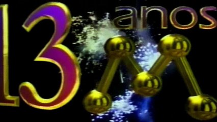Programa de Domingo 13 anos da Manchete - 1996