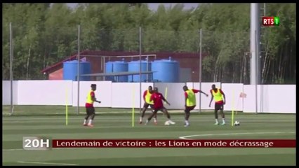 Lendemain de victoire :les Lions en mode decrassage