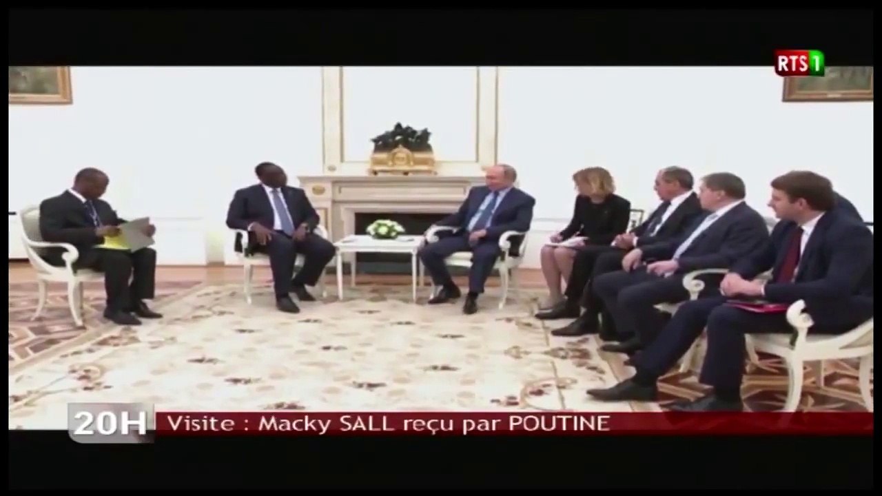 Visite : Macky SALL reçu par POUTINE