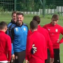 Entrenamiento de Serbia