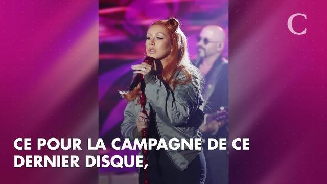 PHOTO. Christina Aguilera laisse échapper un sein pour la promotion de son album Liberation