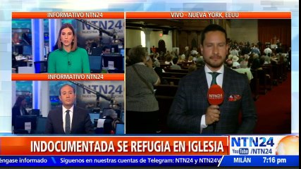 Indocumentada se refugia en iglesia de EE. UU. para evitar la deportación