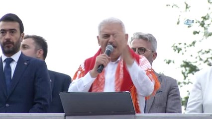 Başbakan Binali Yıldırım: "Polatlı 15 Temmuz'da Tankların Paletine Çomak Soktunuz. Alçaklara Hak...