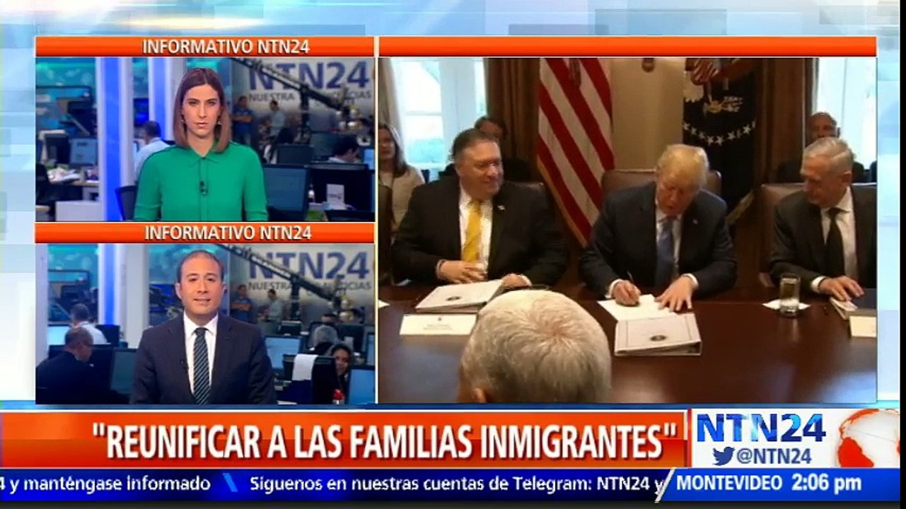 Trump pide reunificar familias de migrantes separadas en la frontera